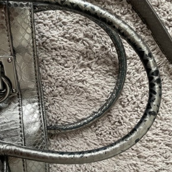 AUTHENTIC Michael Kors Gunmetal Purse - Picture 4 of 6